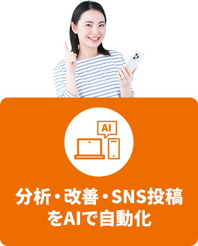 分析・改善・SNS投稿をAIで自動化